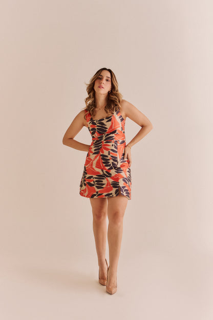 Vestido Renata Jacquard Estampado