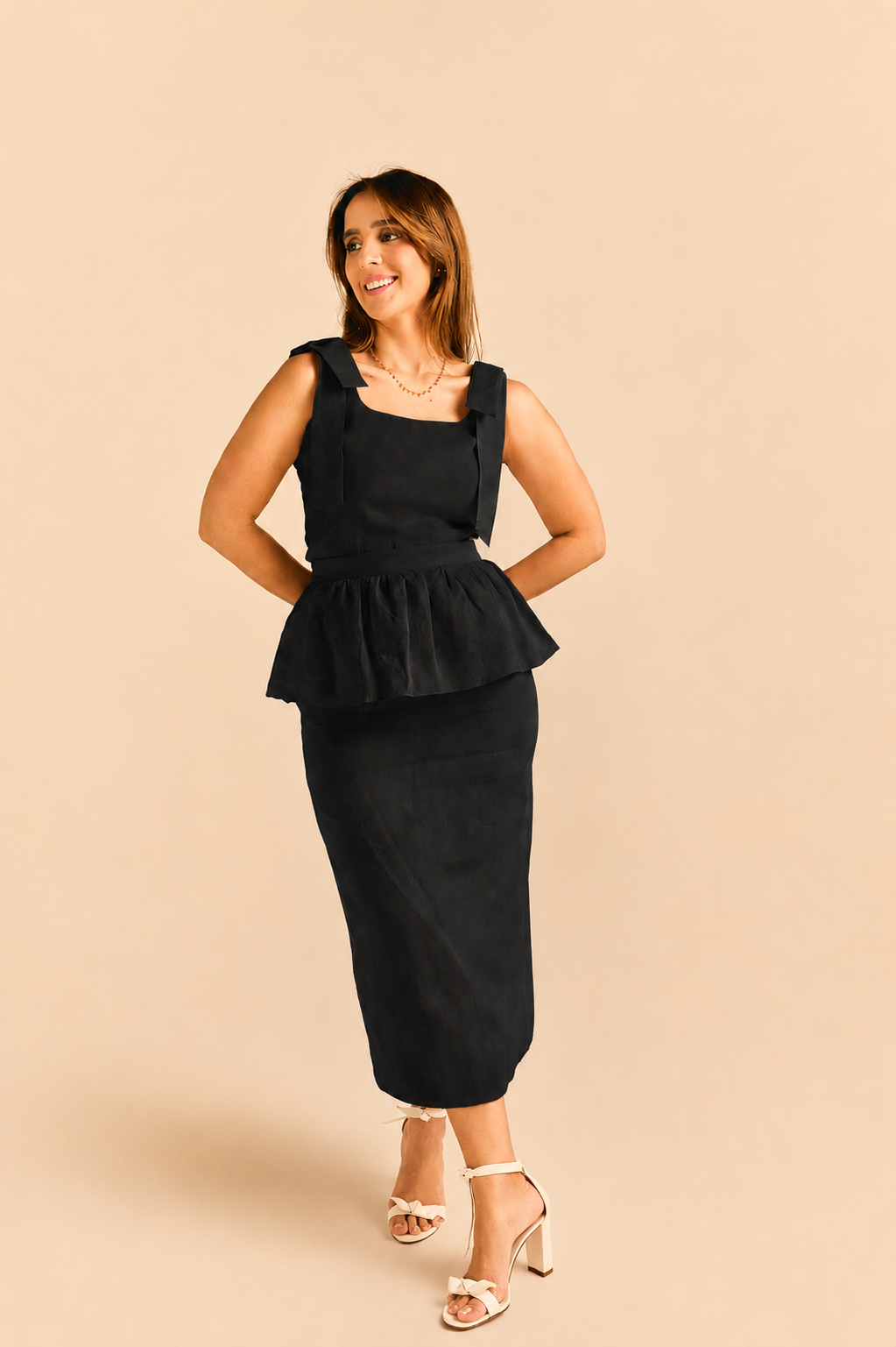 Saia Talitha Linho Preto