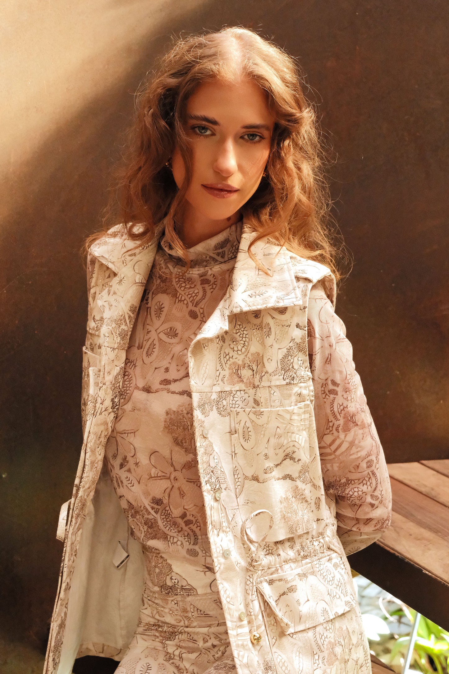 Parka Fernanda Estampa Sofia Pérola