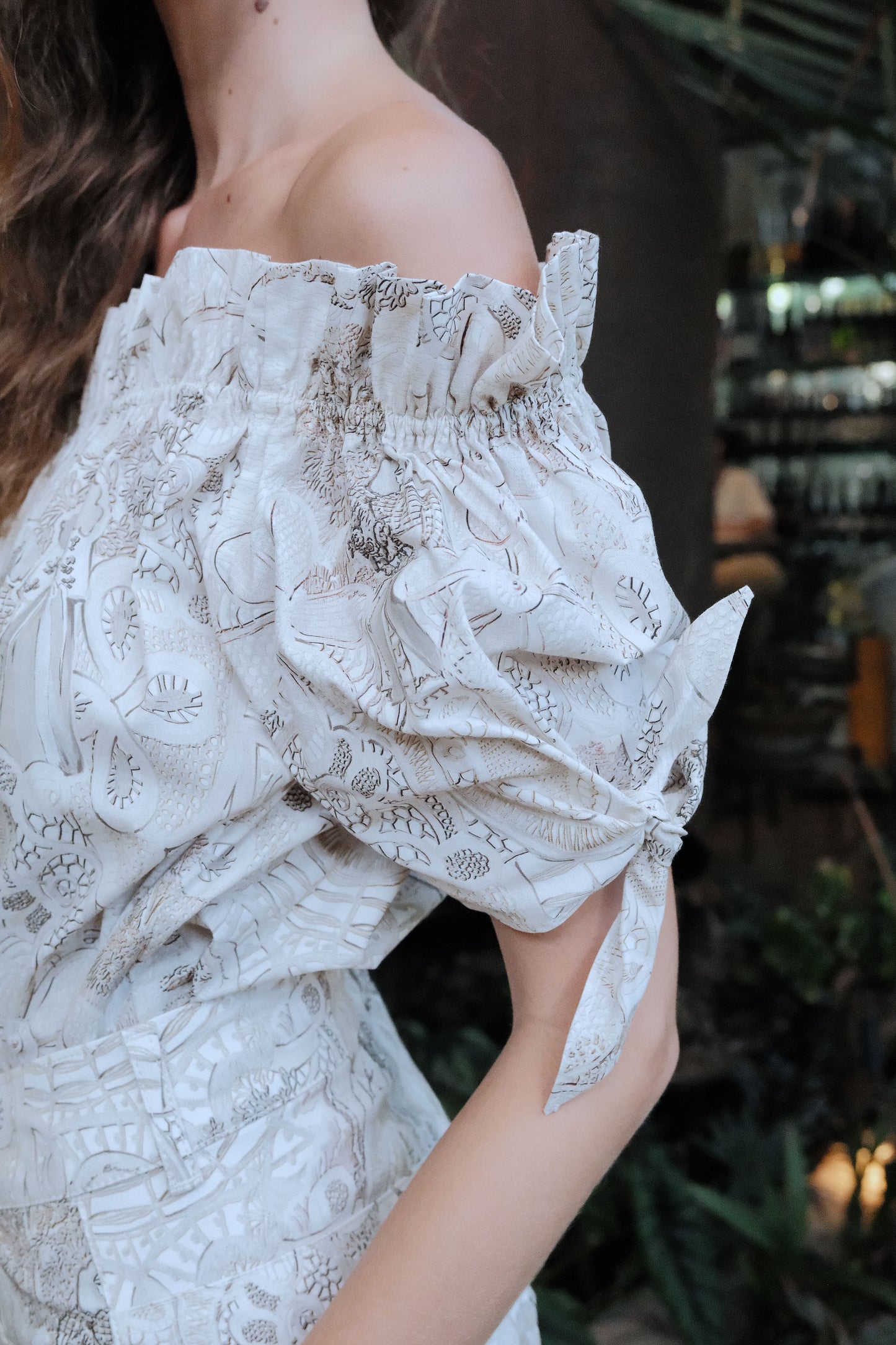 Blusa Alicia Estampa Sofia Pérola