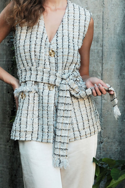 Colete Lia Max Tweed