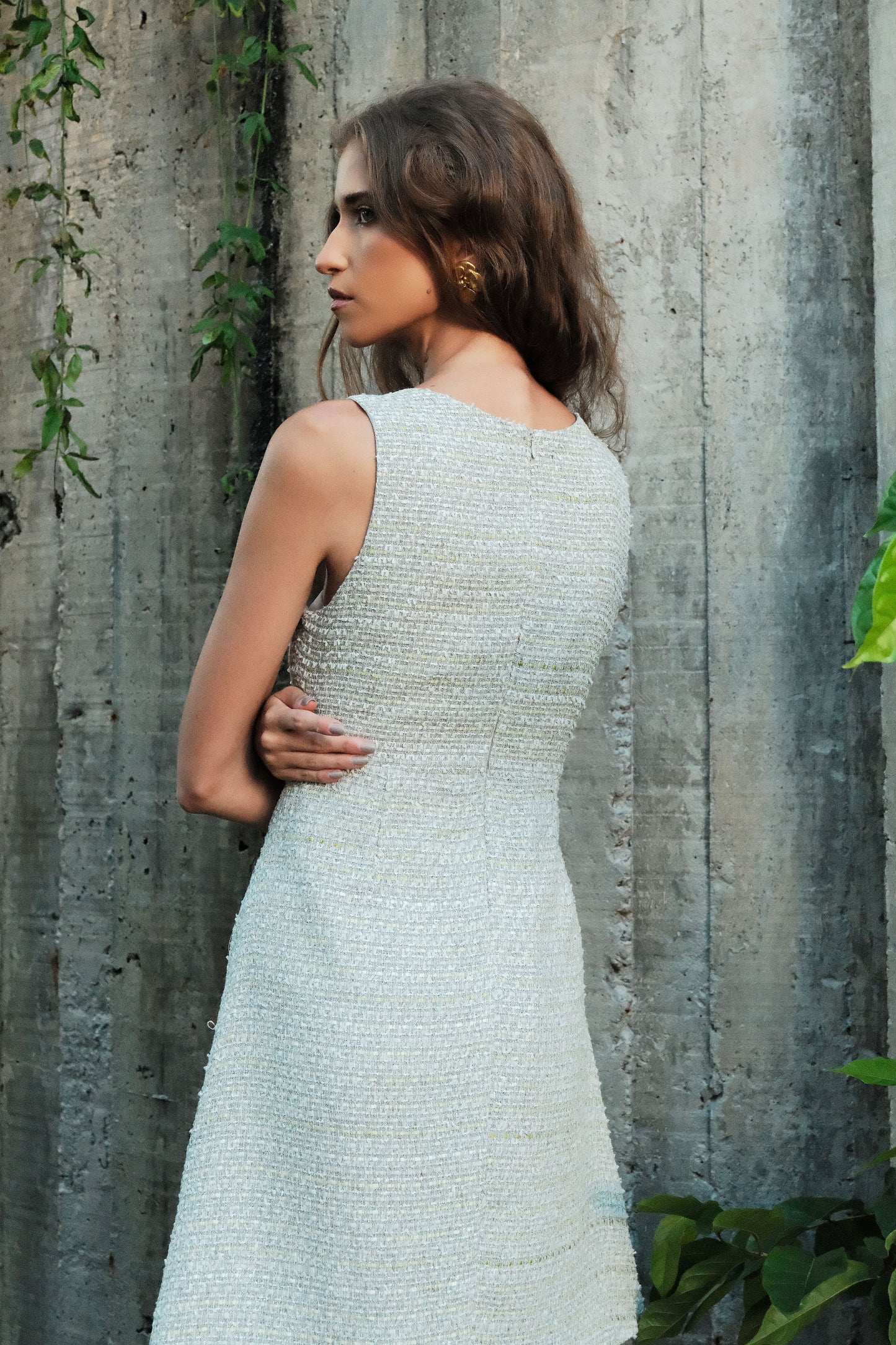 Vestido Renata Tweed
