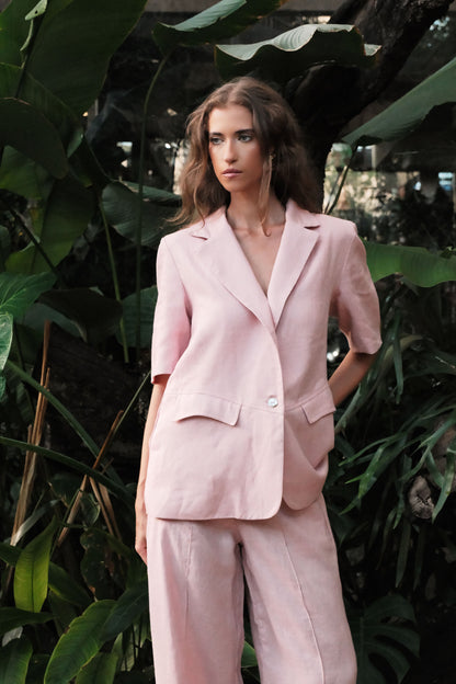 Blazer New Natália Linho Rosê