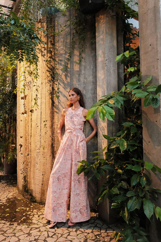 Pantalona Elia Estampa Sofia Rosé