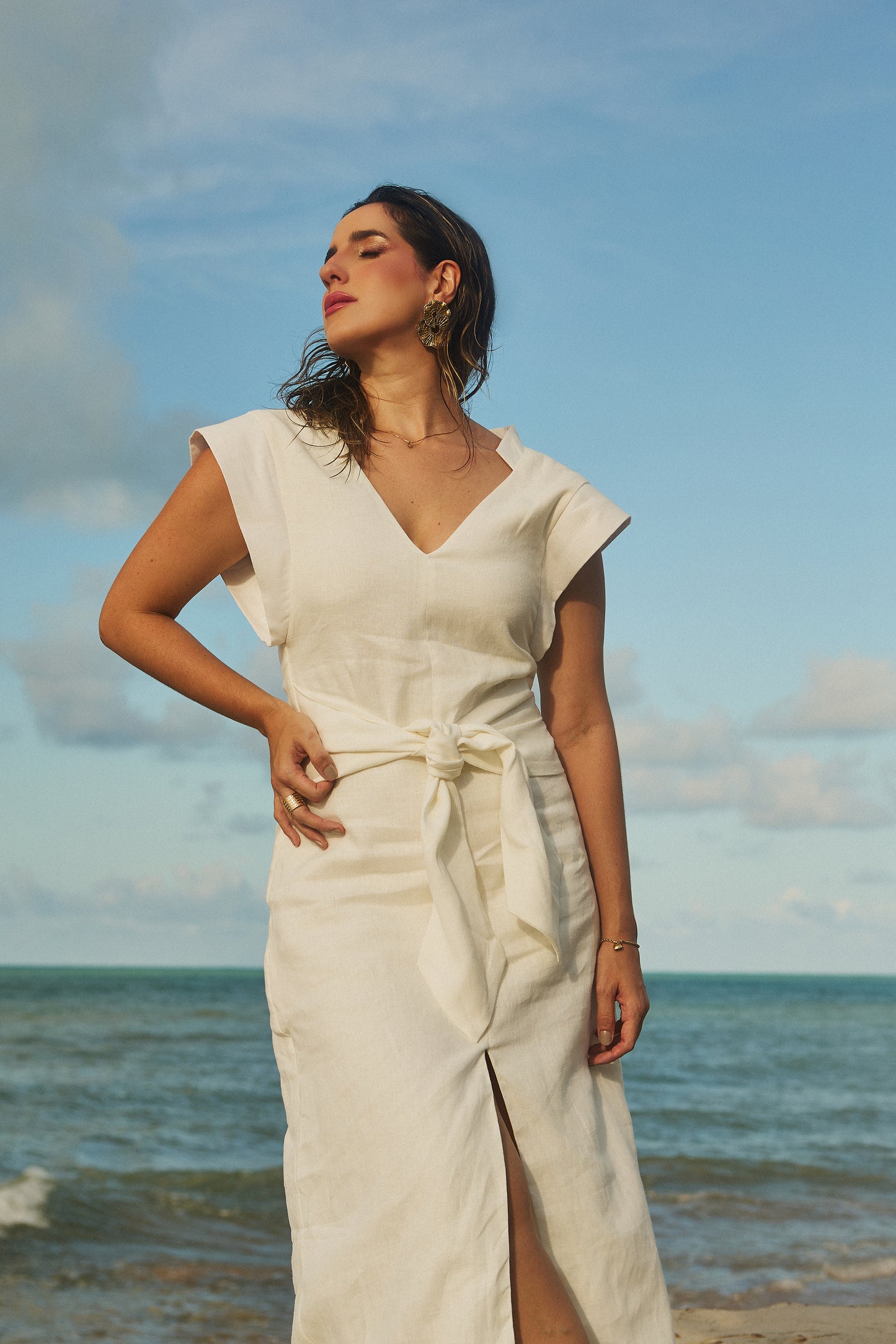 Vestido Clarissa Off White