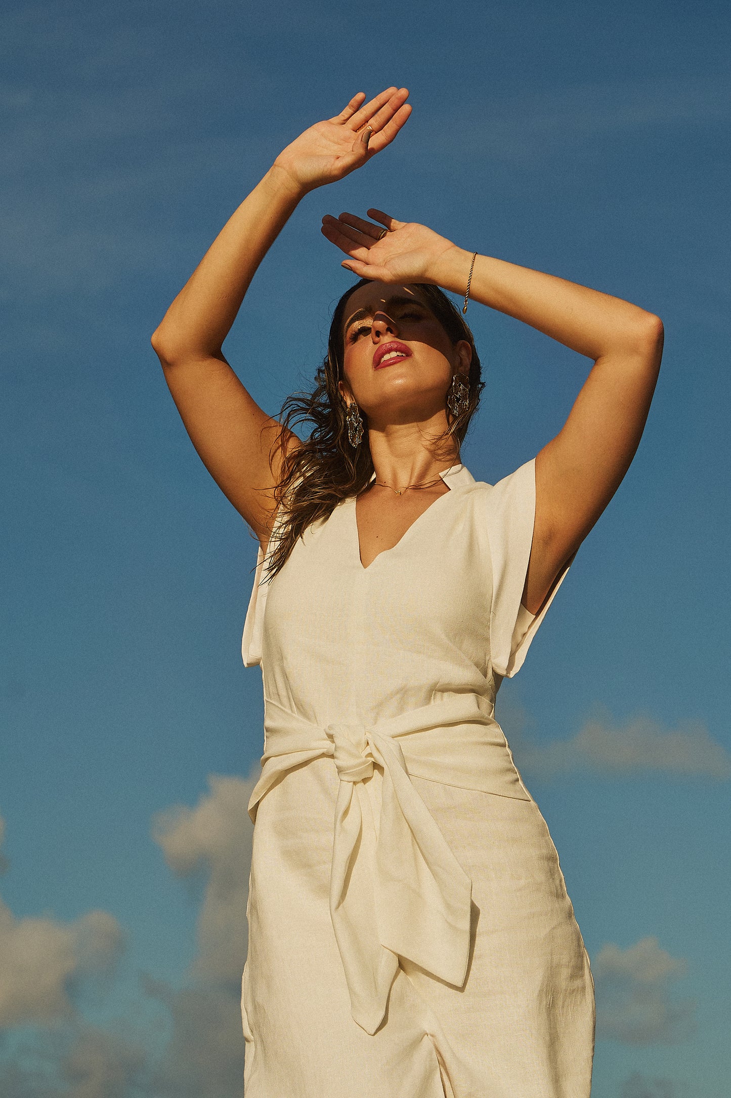 Vestido Clarissa Off White