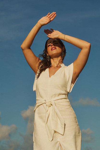 Vestido Clarissa Off White