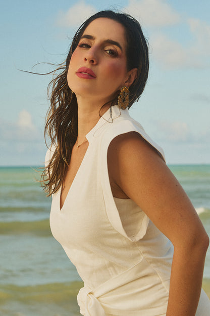 Vestido Clarissa Off White