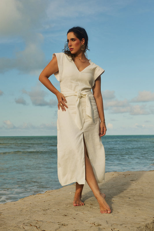 Vestido Clarissa Off White
