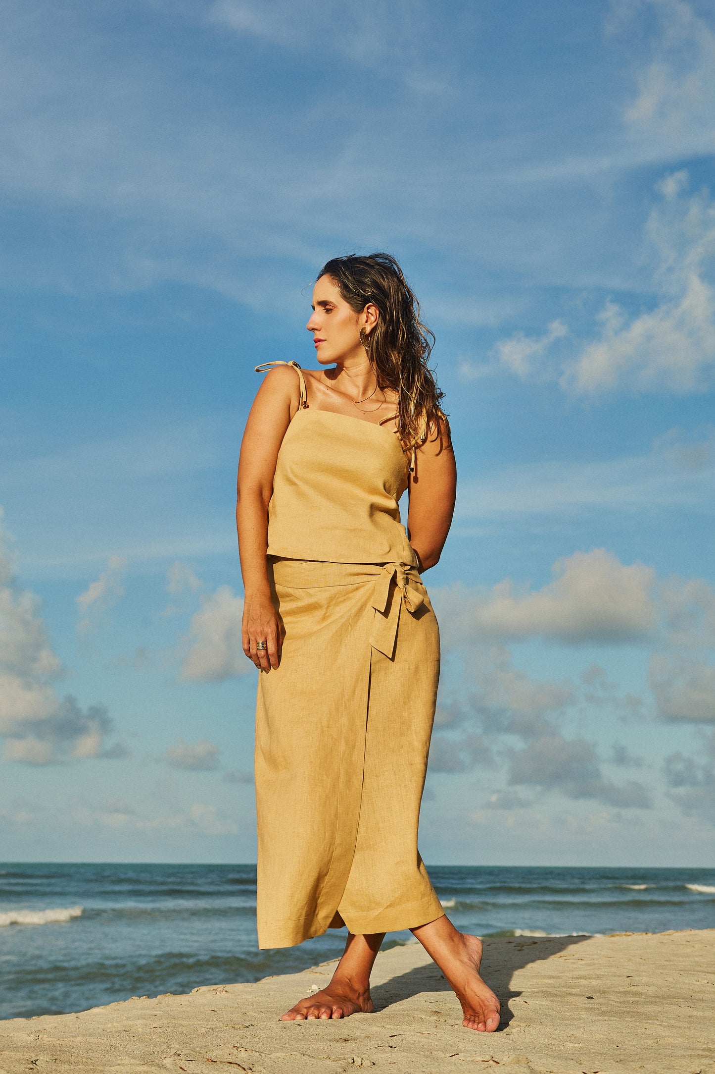 Blusa New Florence Camel