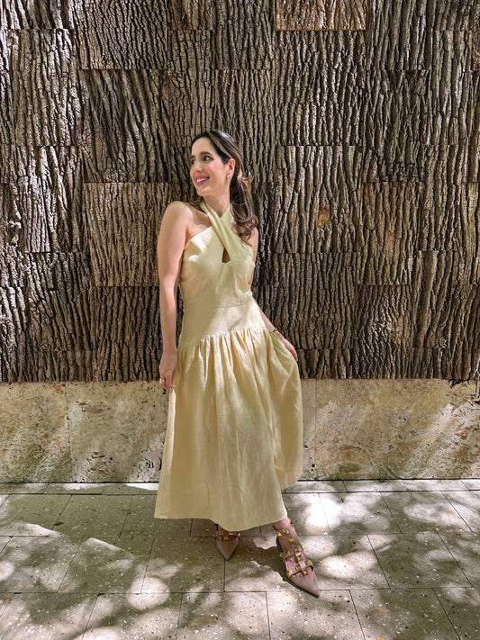 Vestido Isadora Soft Sand