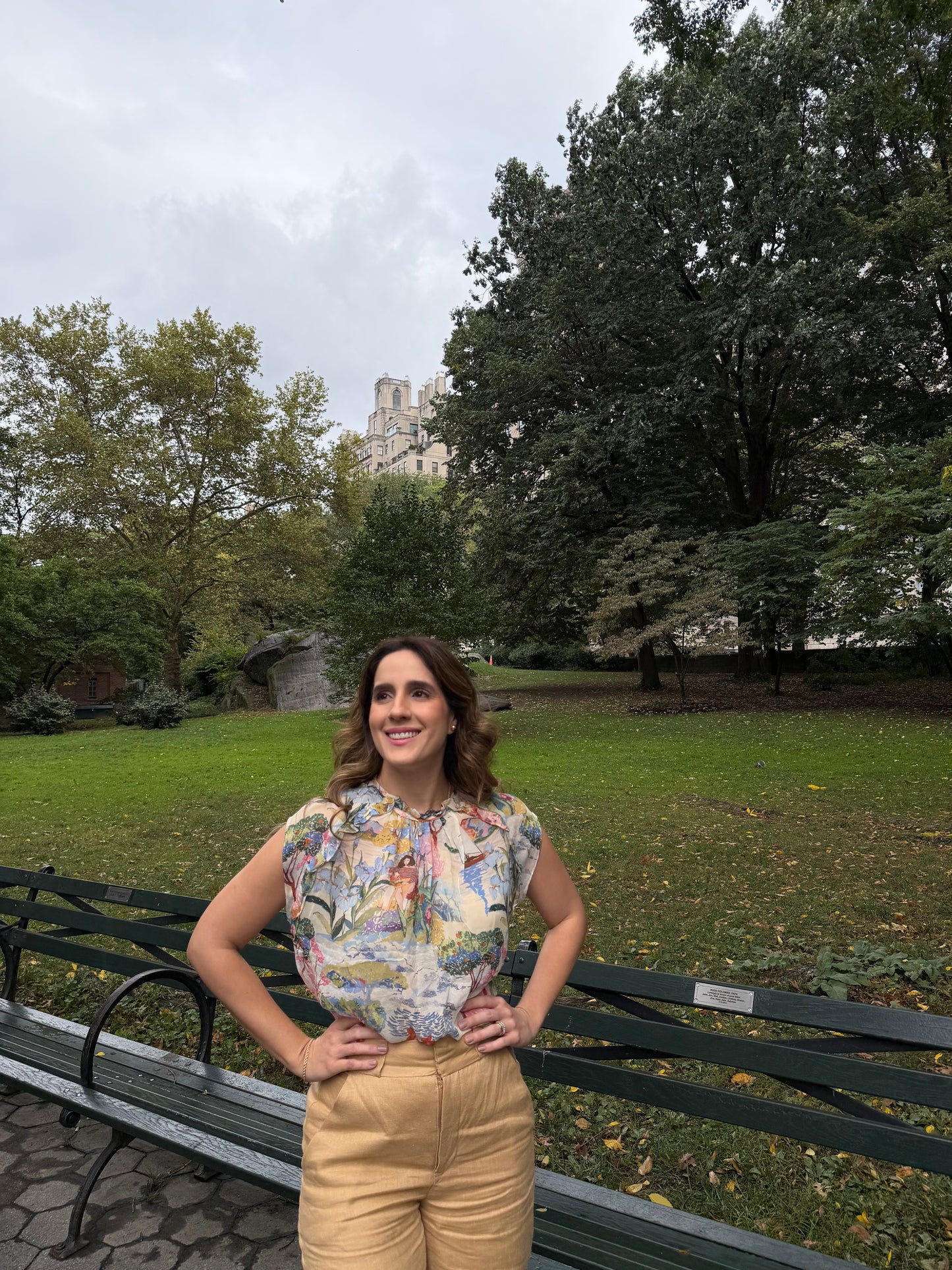 Blusa Anna - Estampa Central Park