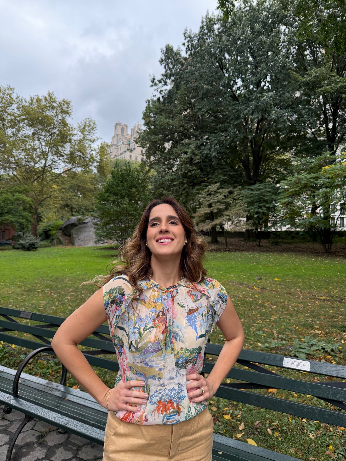 Blusa Anna - Estampa Central Park