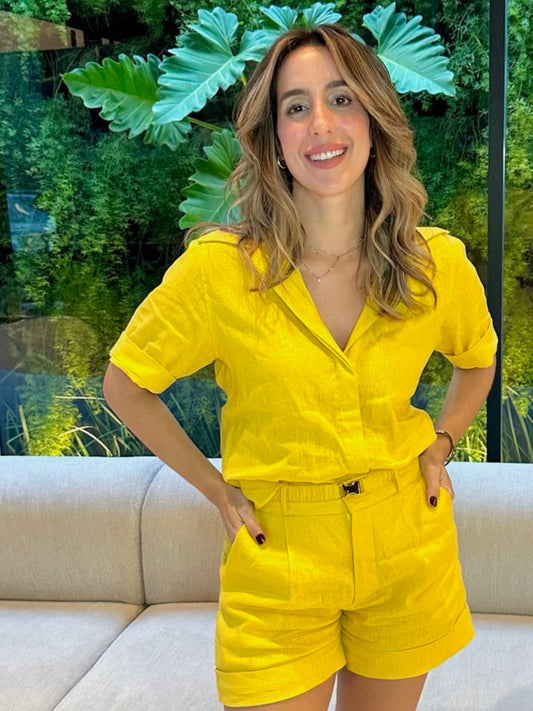 Camisa Anna Amarela