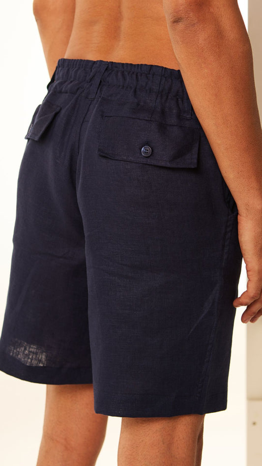Bermuda Masculina Azul Marinho