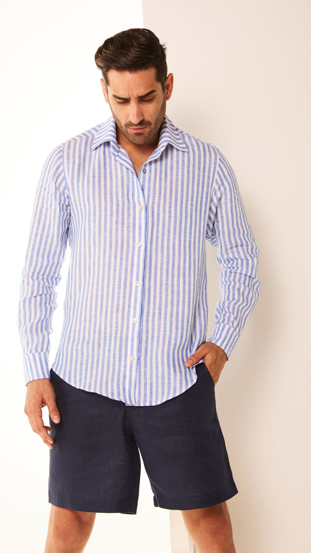 Camisa Masculina Manga Longa Listrada