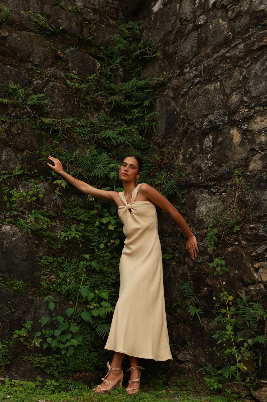 Slip Dress Luara Bege