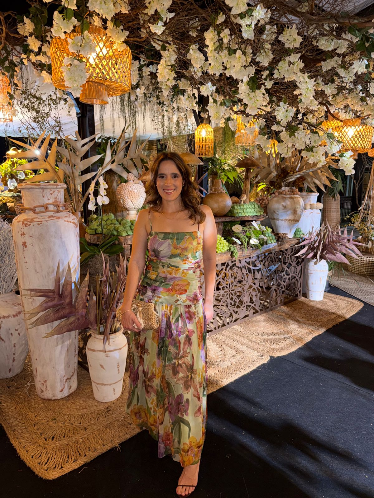 Vestido Debora - Seda Floral