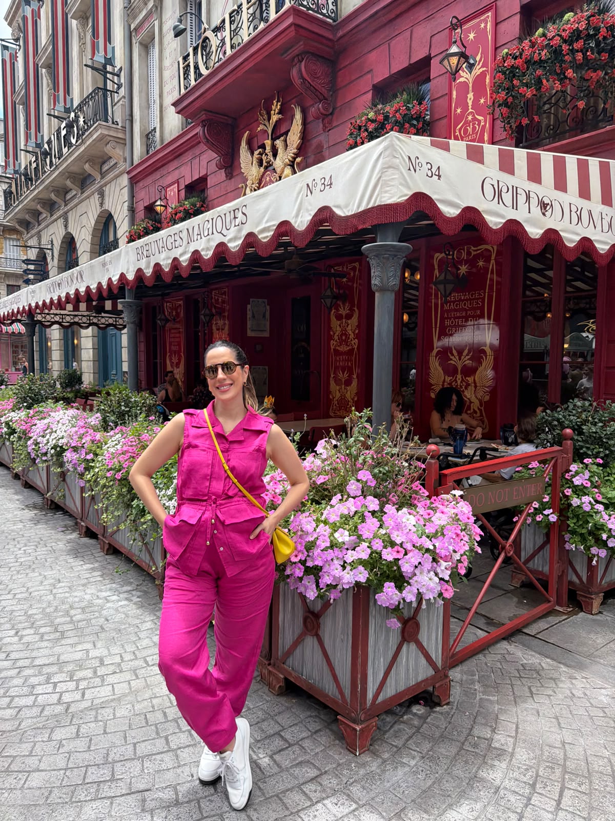 Parka Fernanda Linho Pink