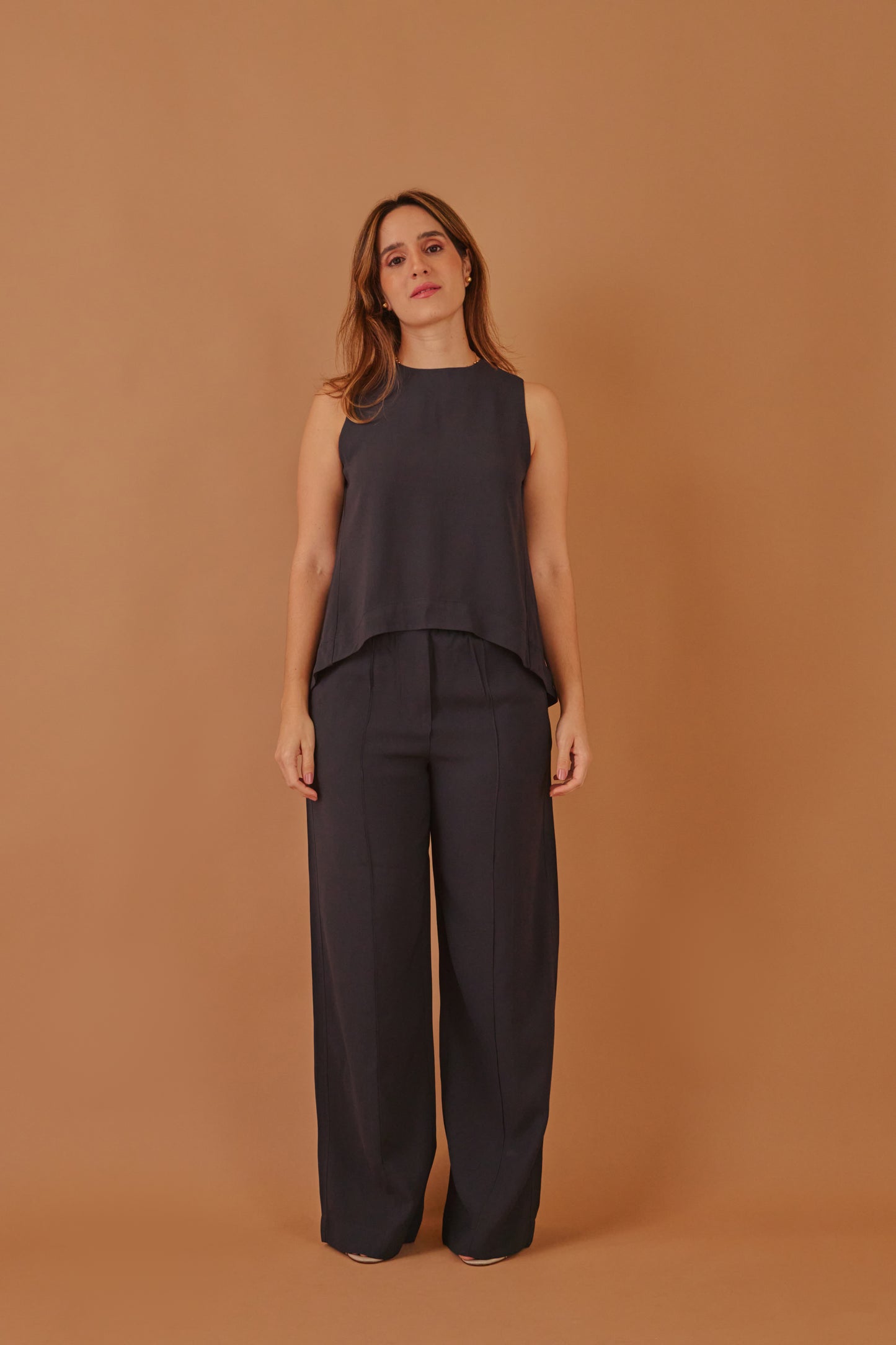 Pantalona Barbara Azul Marinho